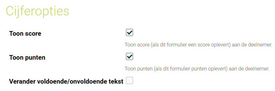 Cijferopties