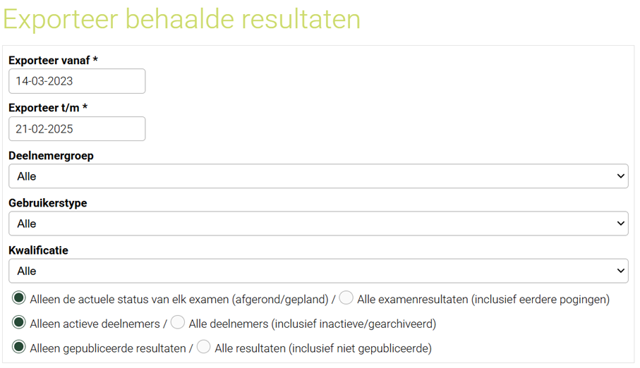Examenmodule